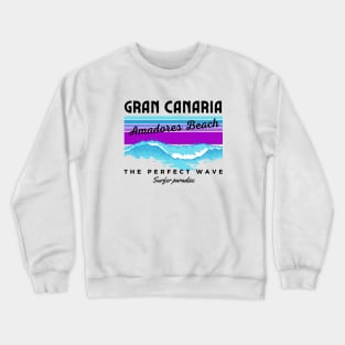 Amadores Beach Gran Canaria Spain Crewneck Sweatshirt